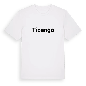 Ticengo fetstil t-shirt – ekologisk bomull t-shirt från Pinshirt
