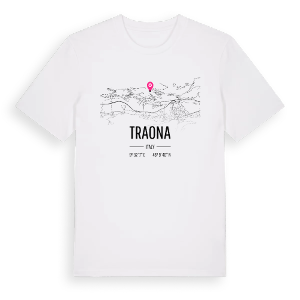 Traona karta t-shirt – ekologisk bomull t-shirt från Pinshirt