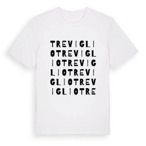 Treviglio ordlek t-shirt – ekologisk bomull t-shirt från Pinshirt