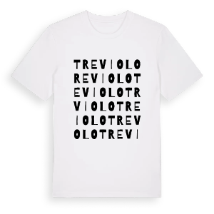 Treviolo ordlek t-shirt – ekologisk bomull t-shirt från Pinshirt