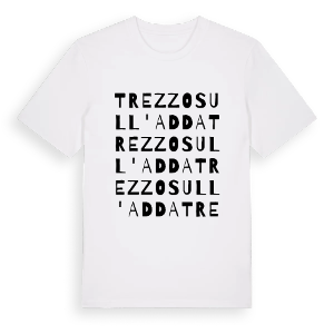 Trezzo sull'Adda ordlek t-shirt – ekologisk bomull t-shirt från Pinshirt