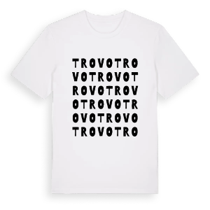 Trovo ordlek t-shirt – ekologisk bomull t-shirt från Pinshirt