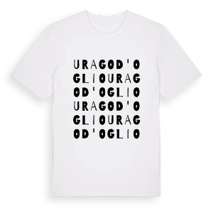 Urago d'Oglio ordlek t-shirt – ekologisk bomull t-shirt från Pinshirt