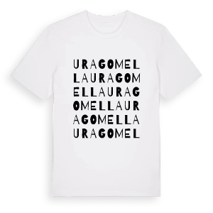 Urago Mella ordlek t-shirt – ekologisk bomull t-shirt från Pinshirt
