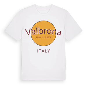 Valbrona cirkel t-shirt – ekologisk bomull t-shirt från Pinshirt