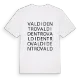 Valdidentro ordlek t-shirt