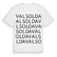 Valsolda ordlek t-shirt