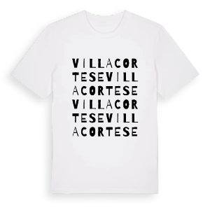 Villa Cortese ordlek t-shirt – ekologisk bomull t-shirt från Pinshirt