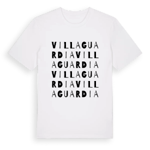 Villa Guardia ordlek t-shirt – ekologisk bomull t-shirt från Pinshirt