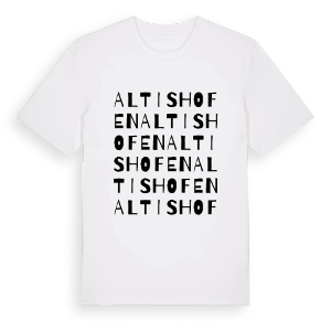 Altishofen ordlek t-shirt – ekologisk bomull t-shirt från Pinshirt