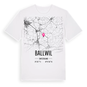 Ballwil karta t-shirt – ekologisk bomull t-shirt från Pinshirt