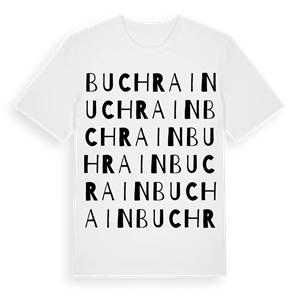Buchrain ordlek t-shirt – ekologisk bomull t-shirt från Pinshirt