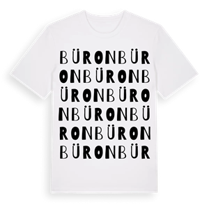 Büron ordlek t-shirt – ekologisk bomull t-shirt från Pinshirt