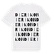 Dierikon ordlek t-shirt
