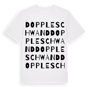 Doppleschwand ordlek t-shirt – ekologisk bomull t-shirt från Pinshirt