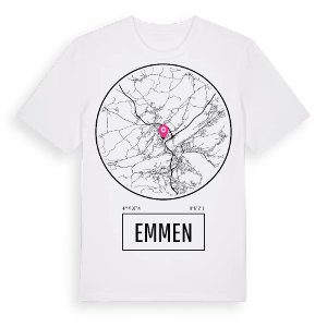Emmen t-shirt – ekologisk bomull t-shirt från Pinshirt