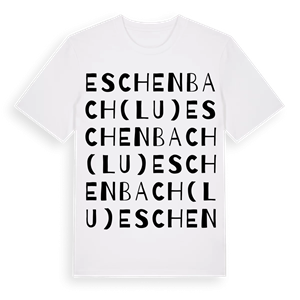 Eschenbach (LU) ordlek t-shirt – ekologisk bomull t-shirt från Pinshirt