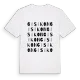 Gisikon ordlek t-shirt
