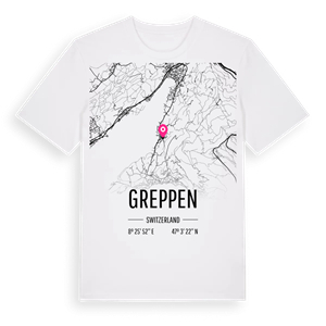 Greppen karta t-shirt – ekologisk bomull t-shirt från Pinshirt