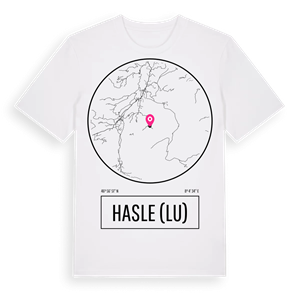 Hasle (LU) t-shirt – ekologisk bomull t-shirt från Pinshirt