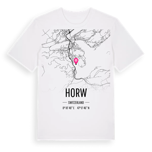 Horw karta t-shirt – ekologisk bomull t-shirt från Pinshirt