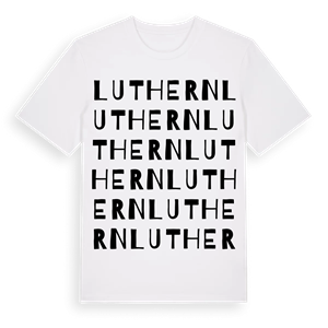 Luthern ordlek t-shirt – ekologisk bomull t-shirt från Pinshirt