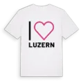 Jag älskar Luzern t-shirt stort tryck
