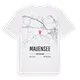 Mauensee karta t-shirt