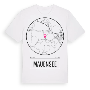 Mauensee t-shirt – ekologisk bomull t-shirt från Pinshirt