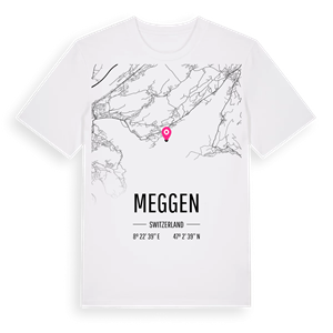 Meggen karta t-shirt – ekologisk bomull t-shirt från Pinshirt