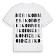 Nebikon ordlek t-shirt