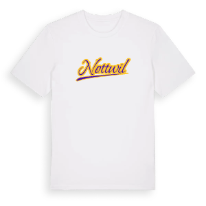 Nottwil baseball t-shirt – ekologisk bomull t-shirt från Pinshirt