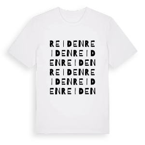 Reiden ordlek t-shirt – ekologisk bomull t-shirt från Pinshirt