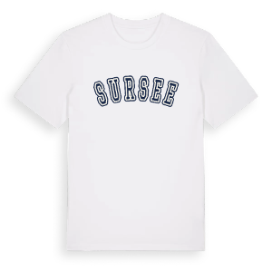 Sursee college t-shirt – ekologisk bomull t-shirt från Pinshirt
