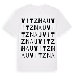Vitznau ordlek t-shirt – ekologisk bomull t-shirt från Pinshirt