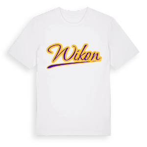 Wikon baseball t-shirt – ekologisk bomull t-shirt från Pinshirt