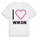 Jag älskar Wikon t-shirt stort tryck