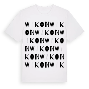 Wikon ordlek t-shirt – ekologisk bomull t-shirt från Pinshirt