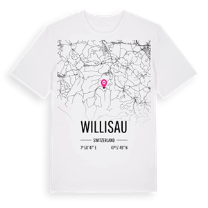 Willisau karta t-shirt – ekologisk bomull t-shirt från Pinshirt