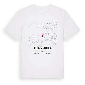 Ancar Mahallesi karta t-shirt – ekologisk bomull t-shirt från Pinshirt