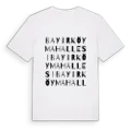 Bayırköy Mahallesi ordlek t-shirt