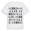 Beğre Mahallesi ordlek t-shirt