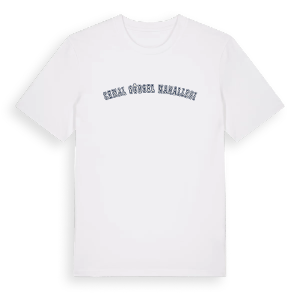 Cemal Gürsel Mahallesi college t-shirt – ekologisk bomull t-shirt från Pinshirt
