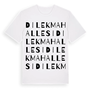 Dilek Mahallesi ordlek t-shirt – ekologisk bomull t-shirt från Pinshirt