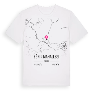 Eğnir Mahallesi karta t-shirt – ekologisk bomull t-shirt från Pinshirt