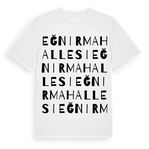 Eğnir Mahallesi ordlek t-shirt – ekologisk bomull t-shirt från Pinshirt