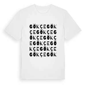 Gökçe ordlek t-shirt – ekologisk bomull t-shirt från Pinshirt