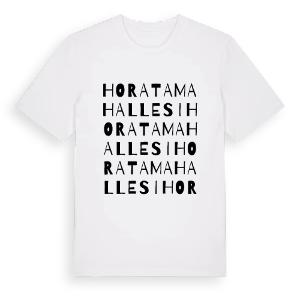 Horata Mahallesi ordlek t-shirt – ekologisk bomull t-shirt från Pinshirt