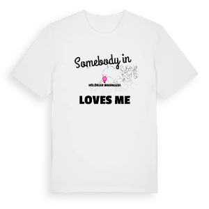 Någon i Kölükler Mahallesi älskar mig t-shirt – ekologisk bomull t-shirt från Pinshirt