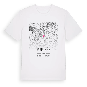 Pütürge karta t-shirt – ekologisk bomull t-shirt från Pinshirt
